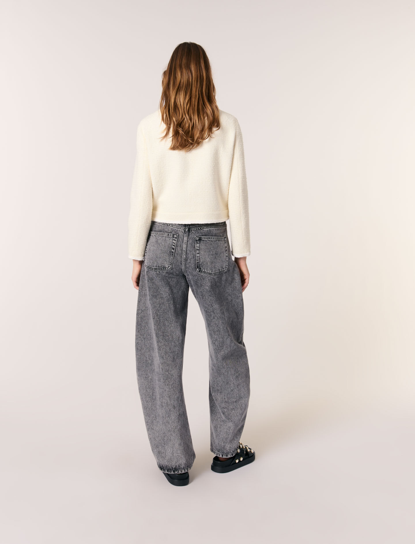 Short tweed jacket White For Women | Maje
