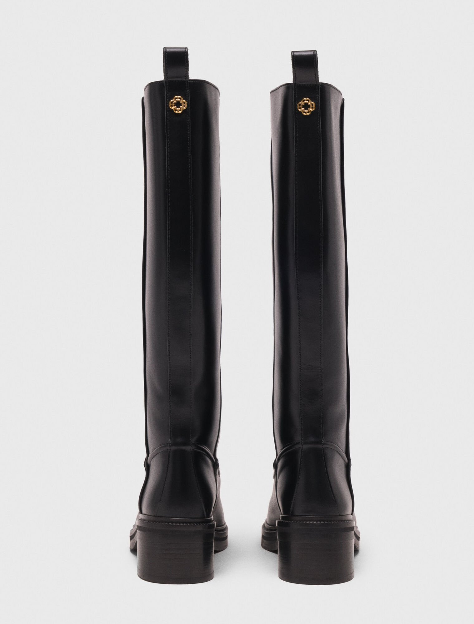 Leather boots