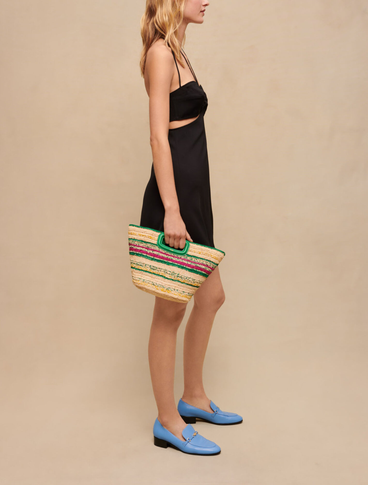 Mini dress with cut-outs