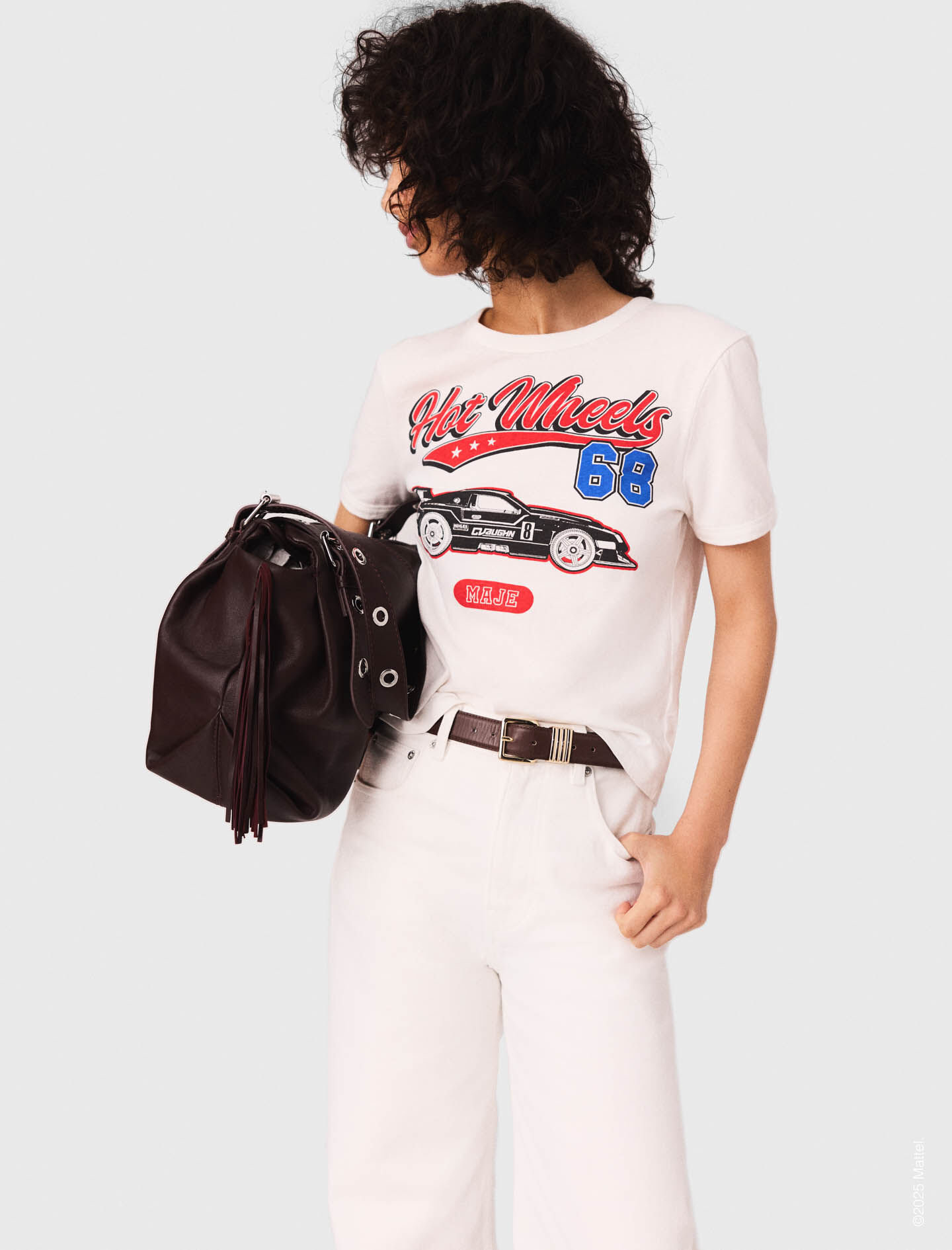 Printed T-shirt White For Women | Maje