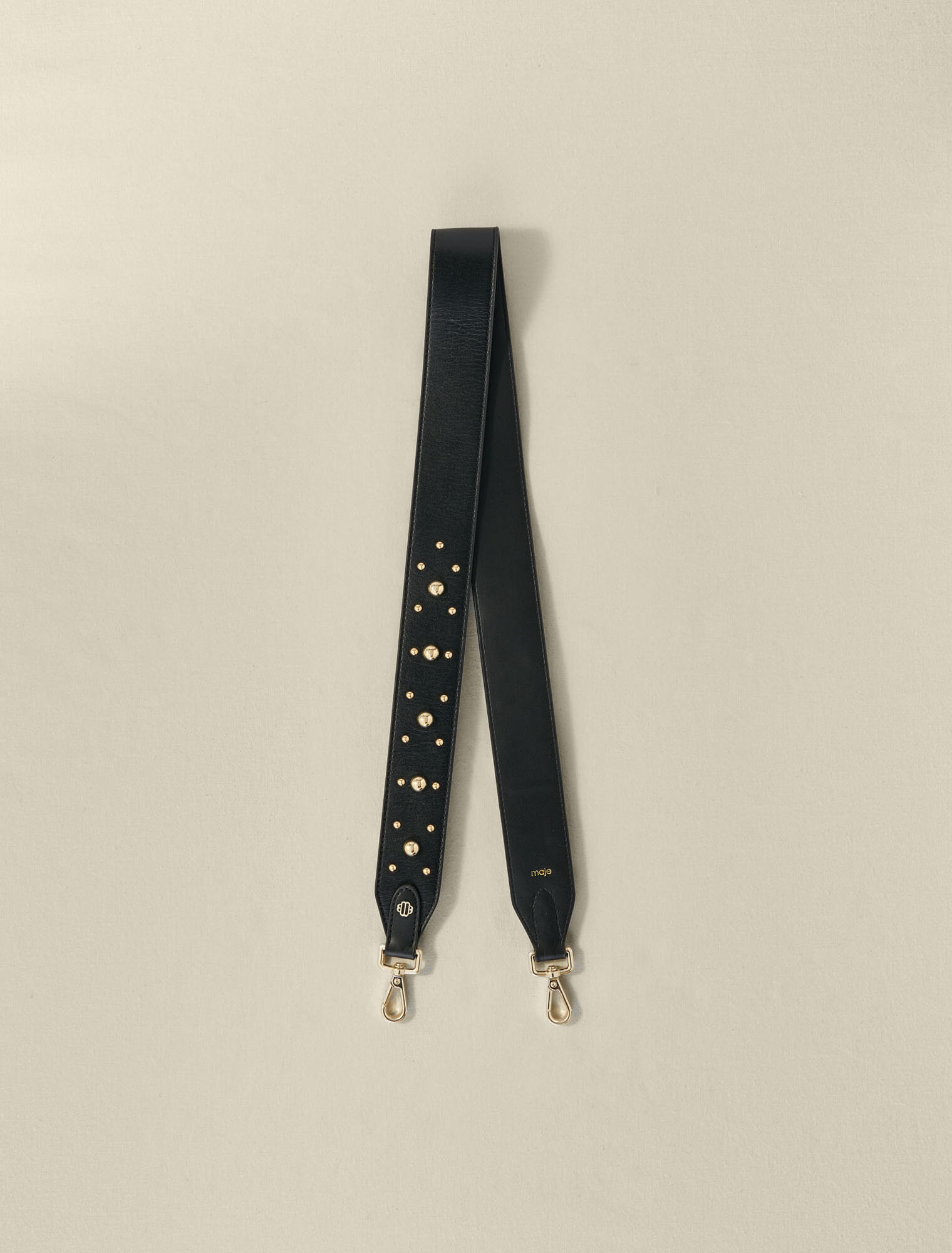 Leather shoulder strap
