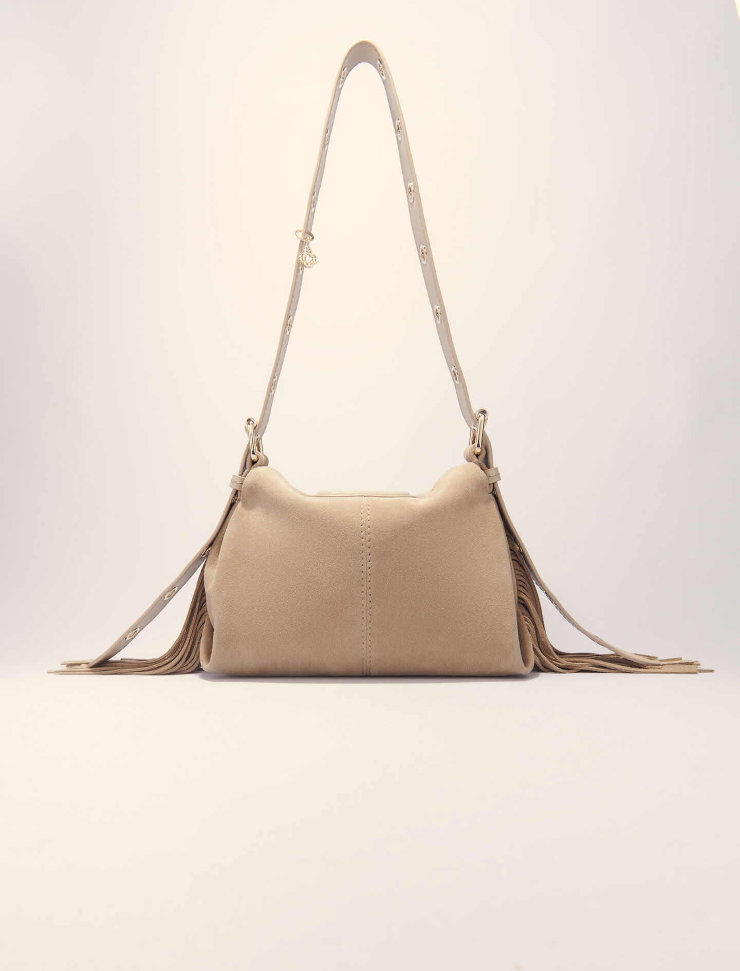 芸能人愛用アイテム特集 Miss Maje | Women For Brown bag suede mini M フェイスパウダー