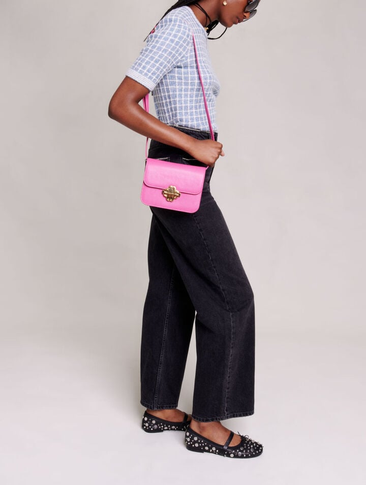 Wide-leg jeans with rhinestones