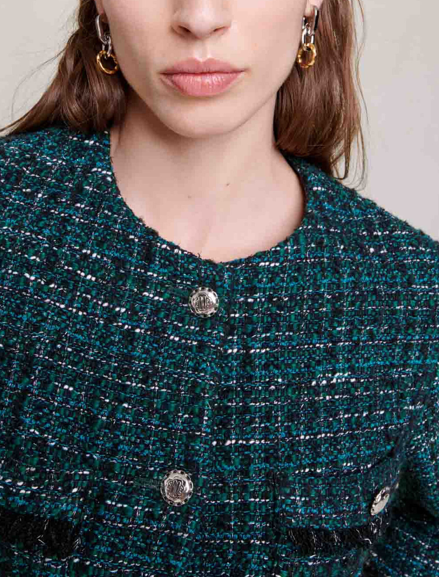 Short tweed jacket