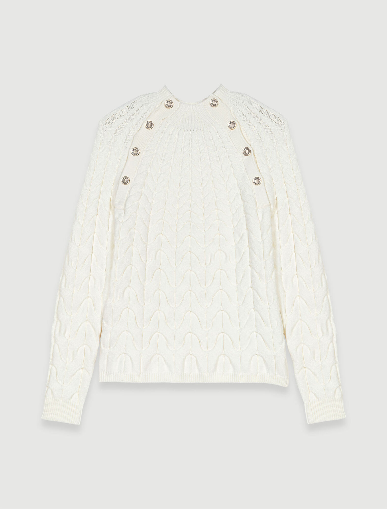 Cable knit jumper