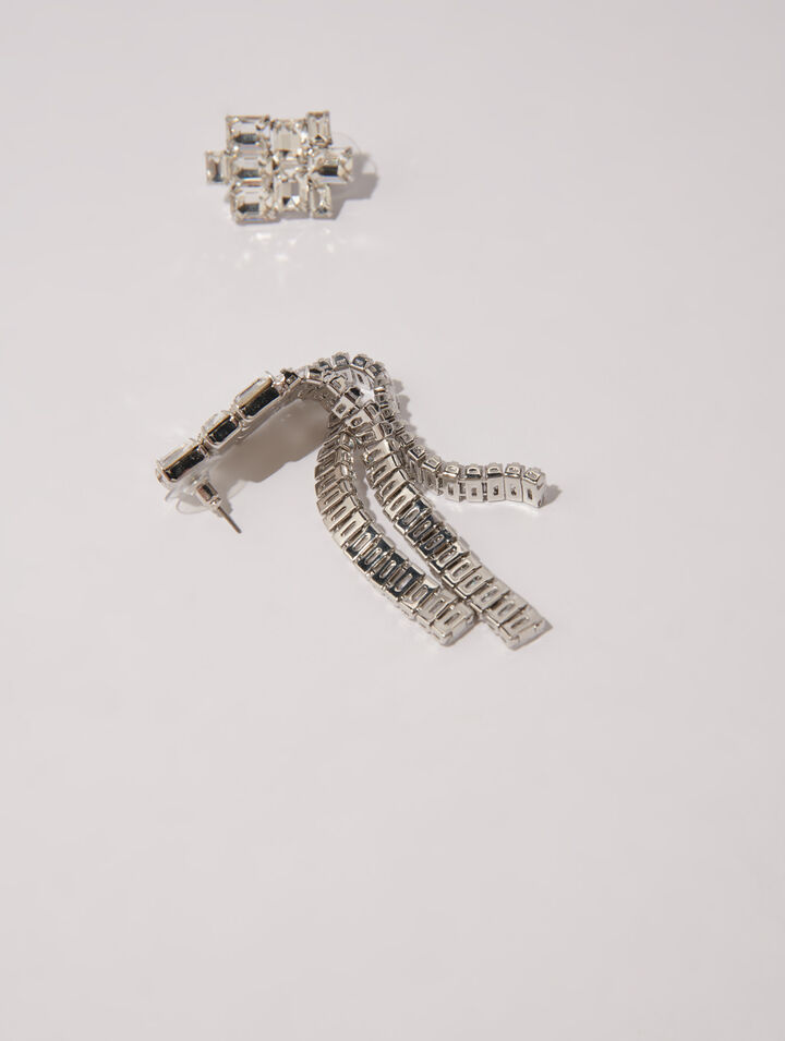Cascade diamanté earrings