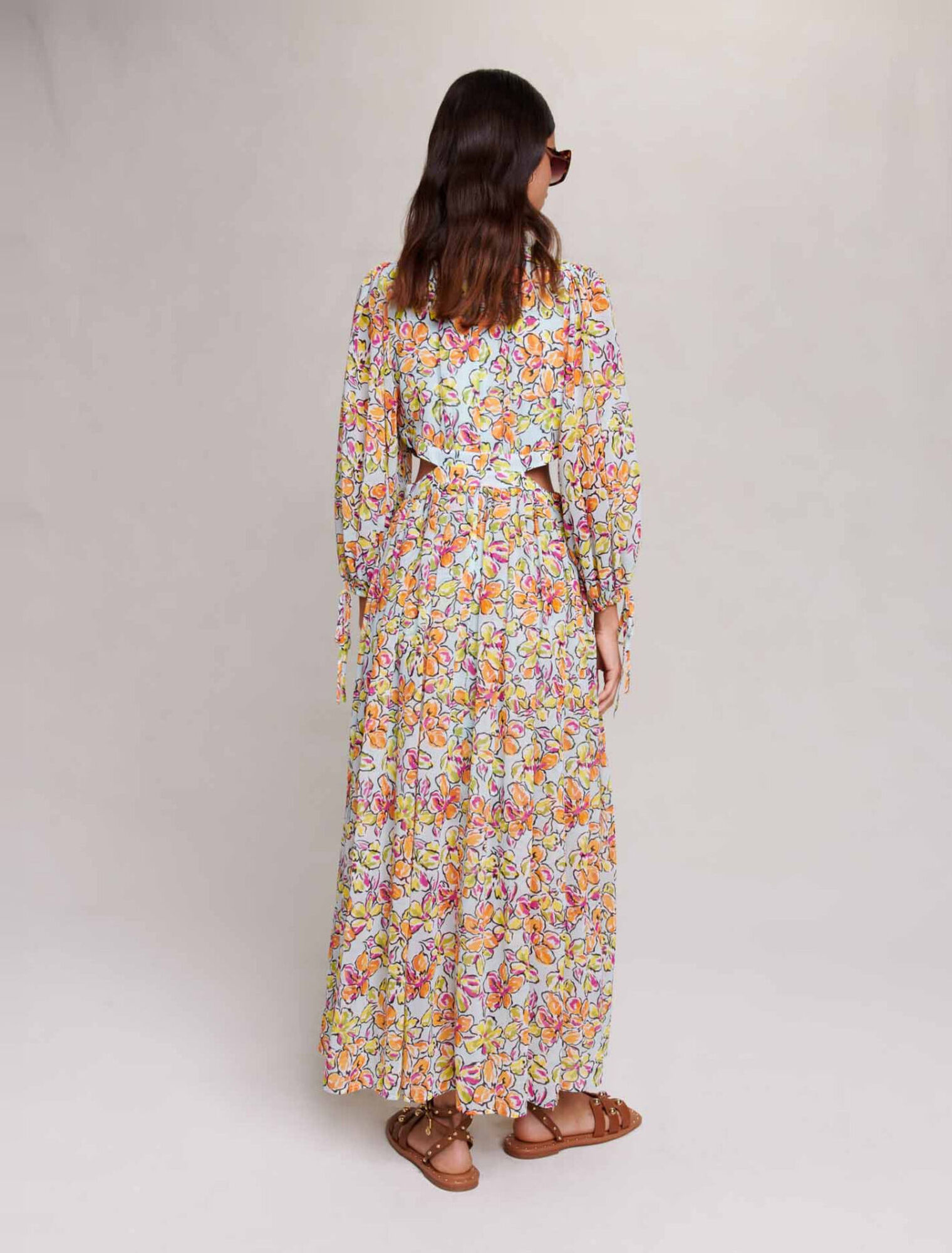 Printed maxi dress