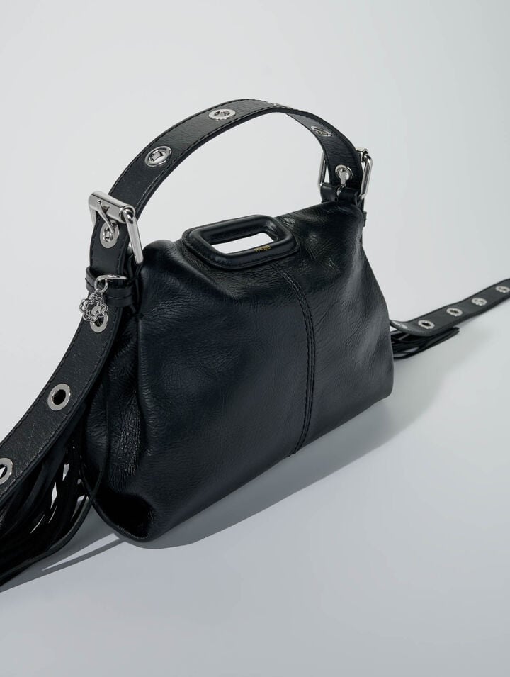 Crackle leather mini Miss M bag