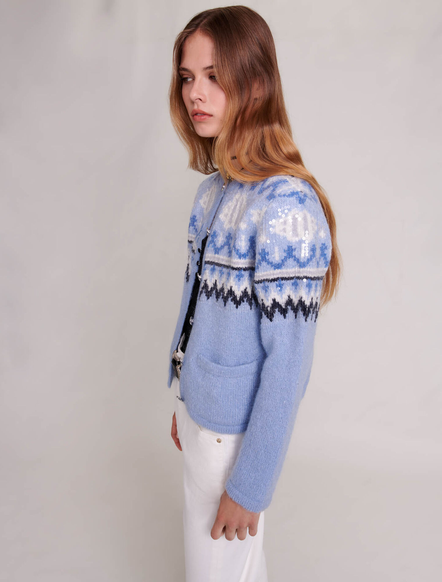 Knit cardigan