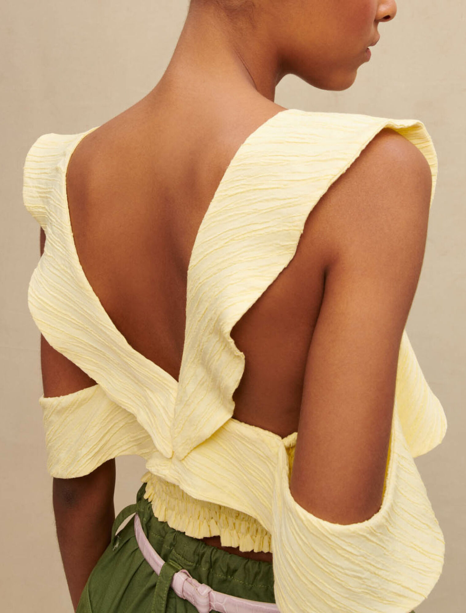 Smocked top