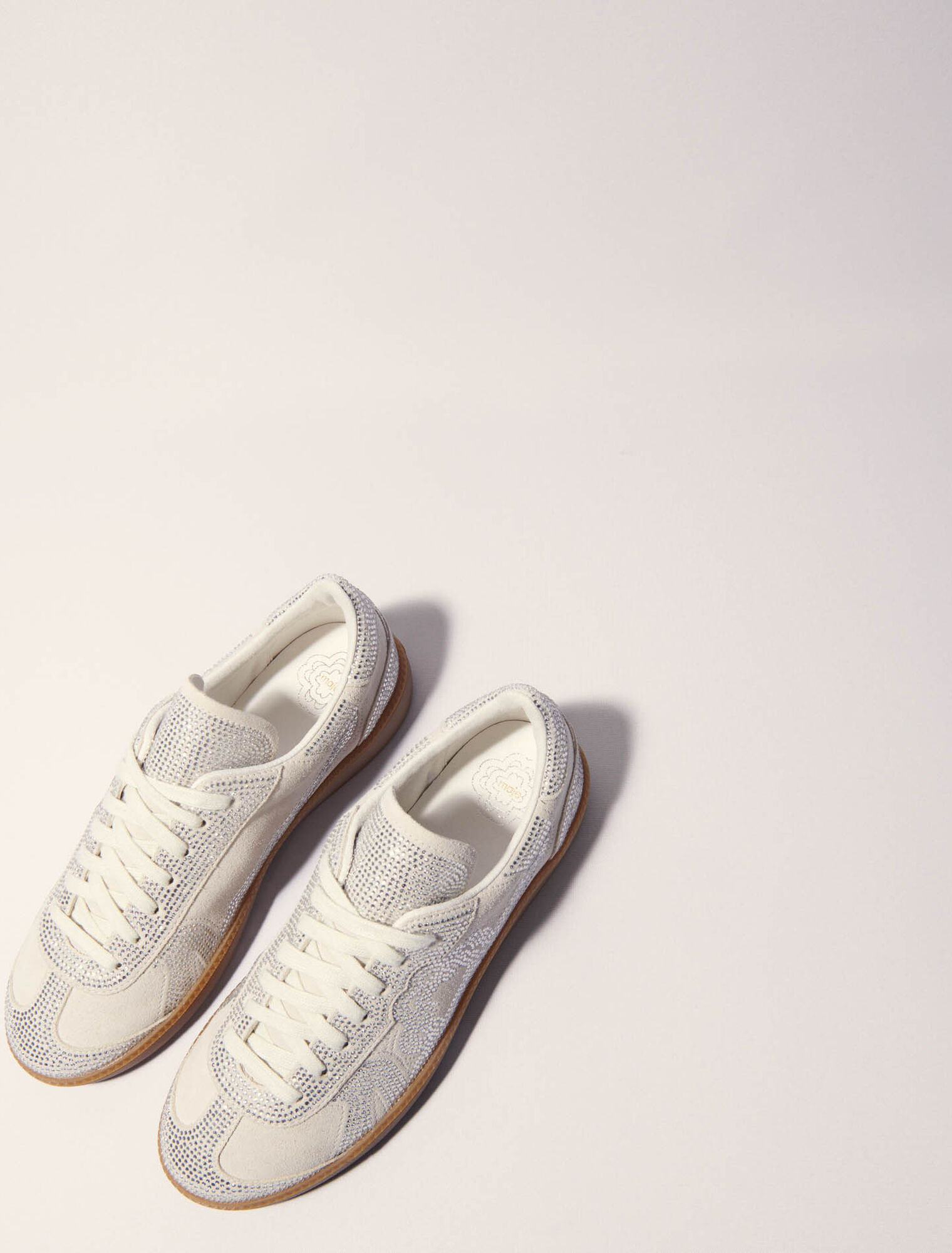 Casual rhinestone trainers