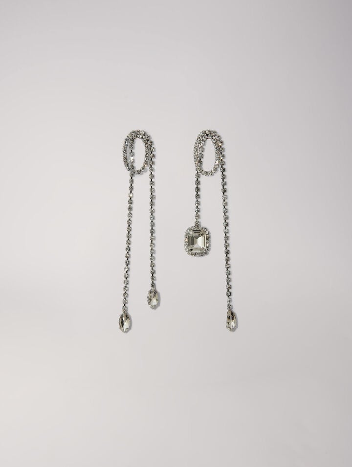 Rhinestone earrings