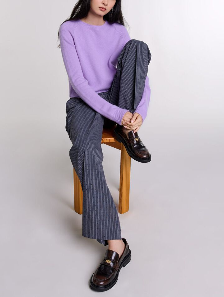 Short cashmere jumper