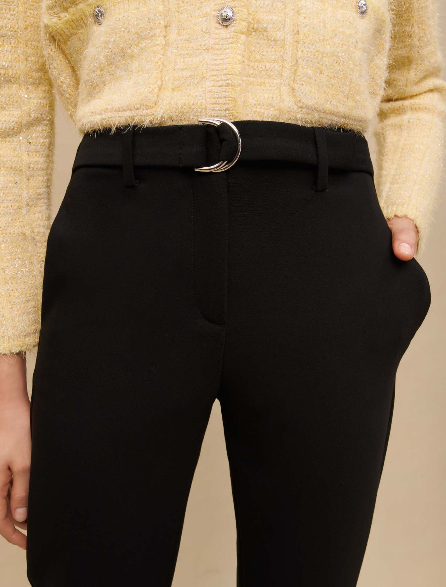 Straight suit trousers