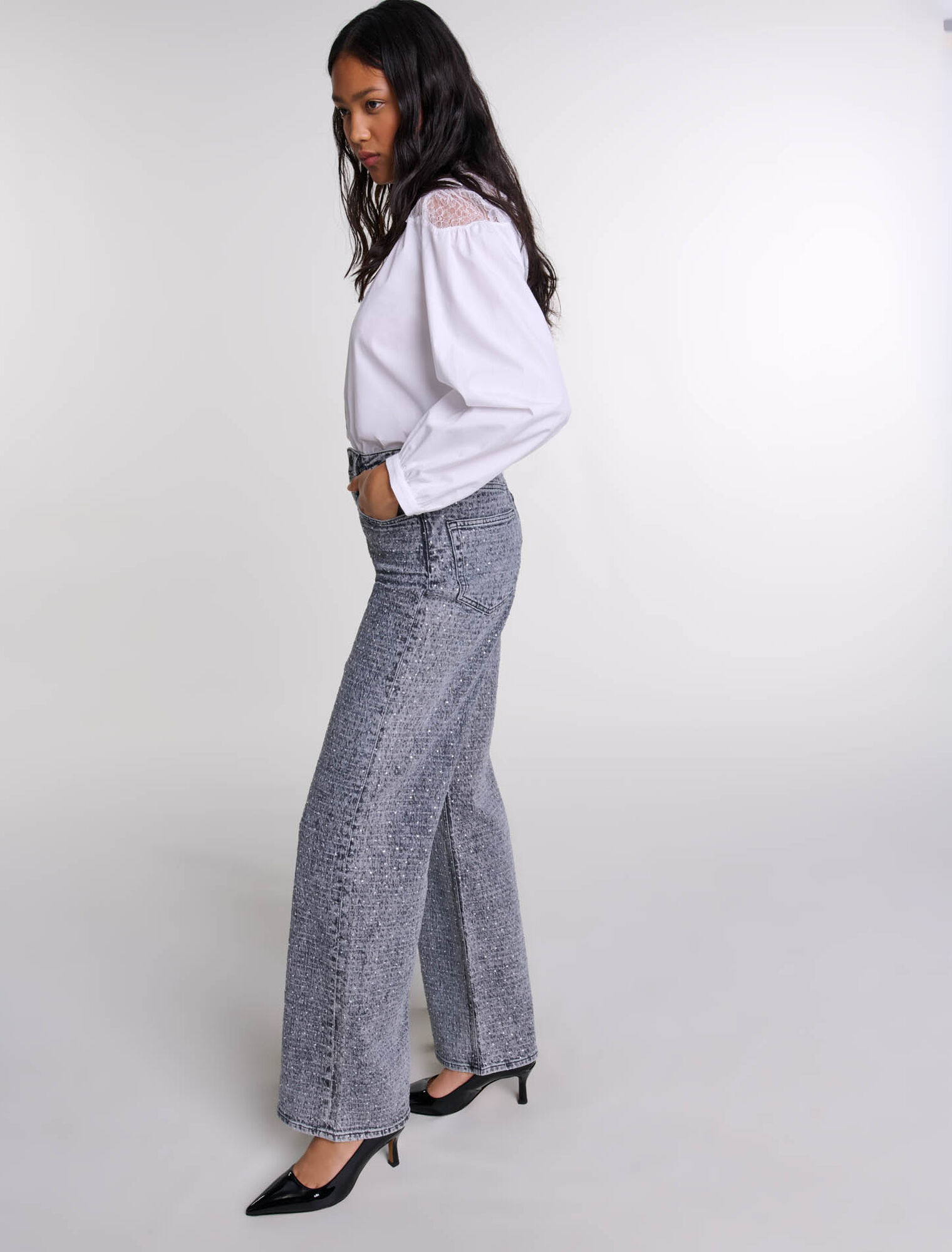 Rhinestone jeans