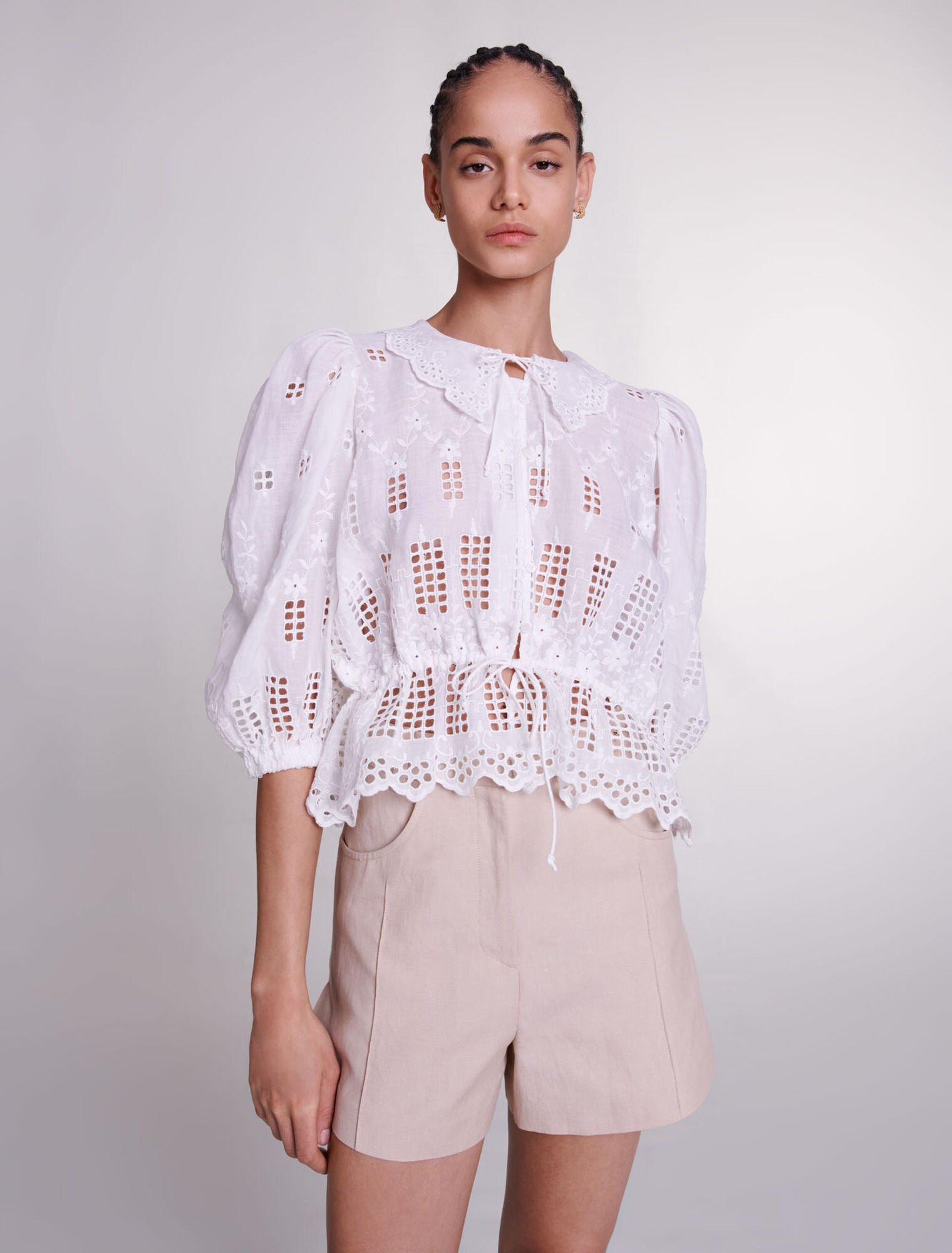 Linen shorts