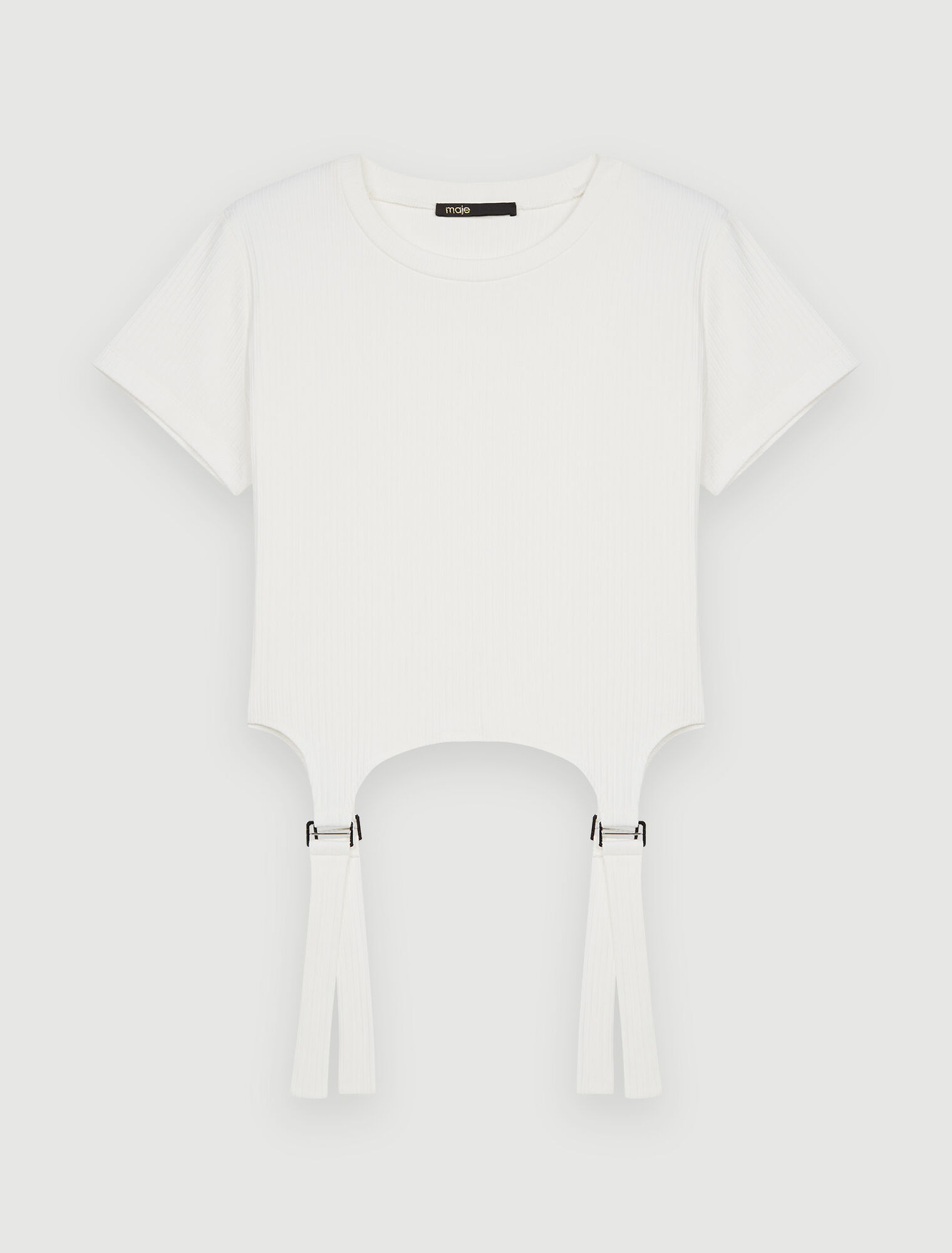 Lingerie detail tee-shirt