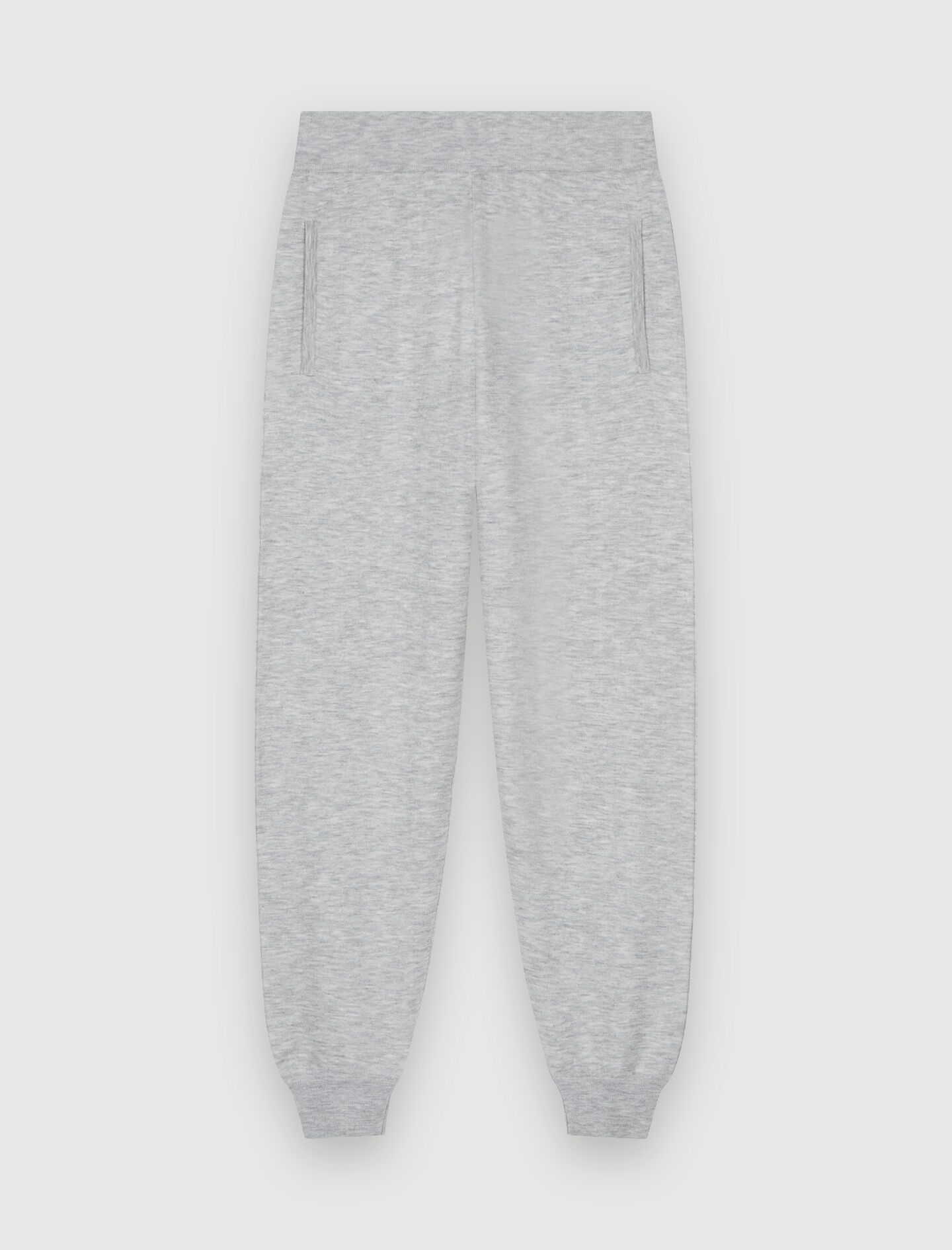 Mottled fleece jogging pants Black / Gray For Women | Maje