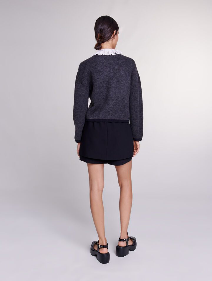 Knit cardigan