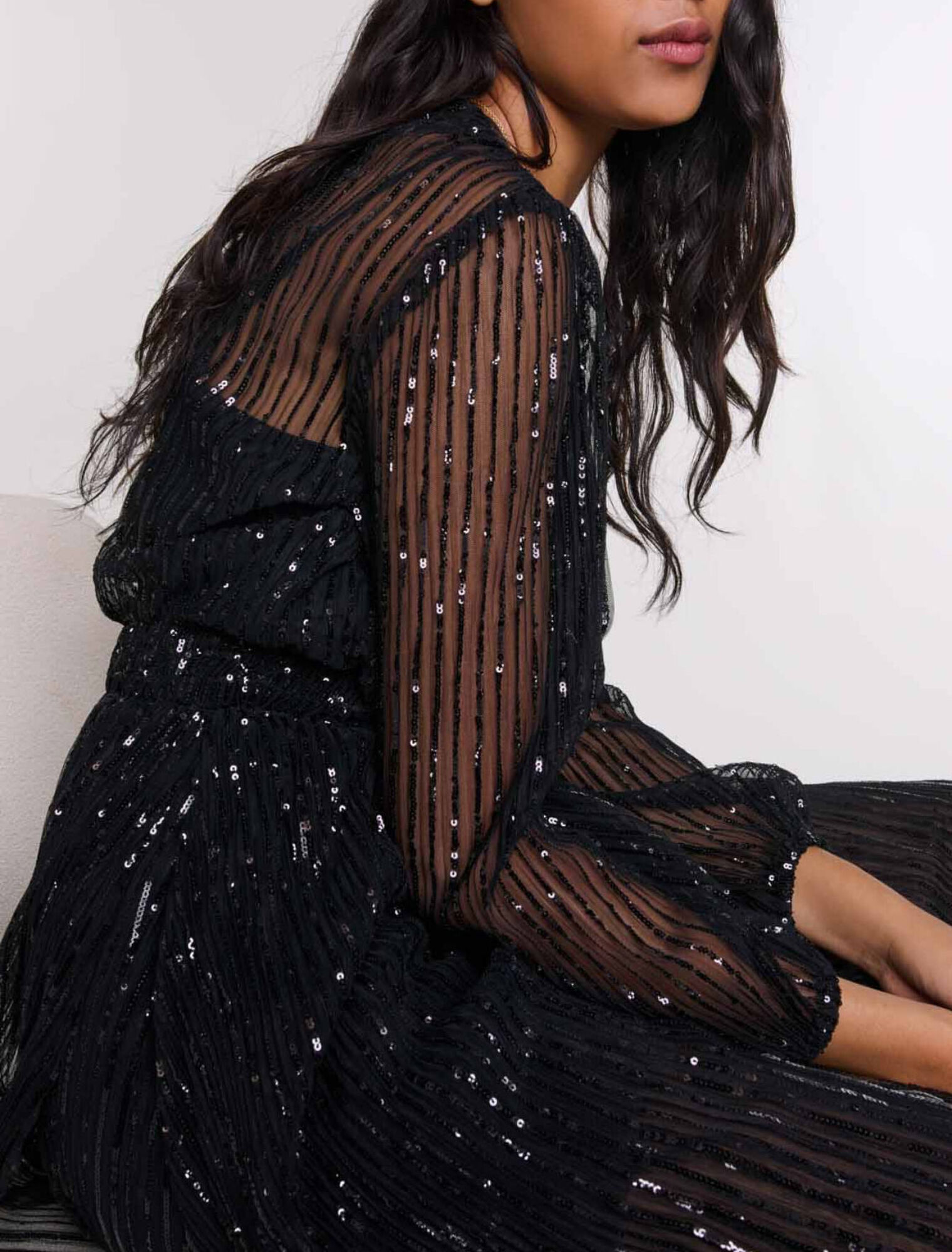 Sequin maxi dress