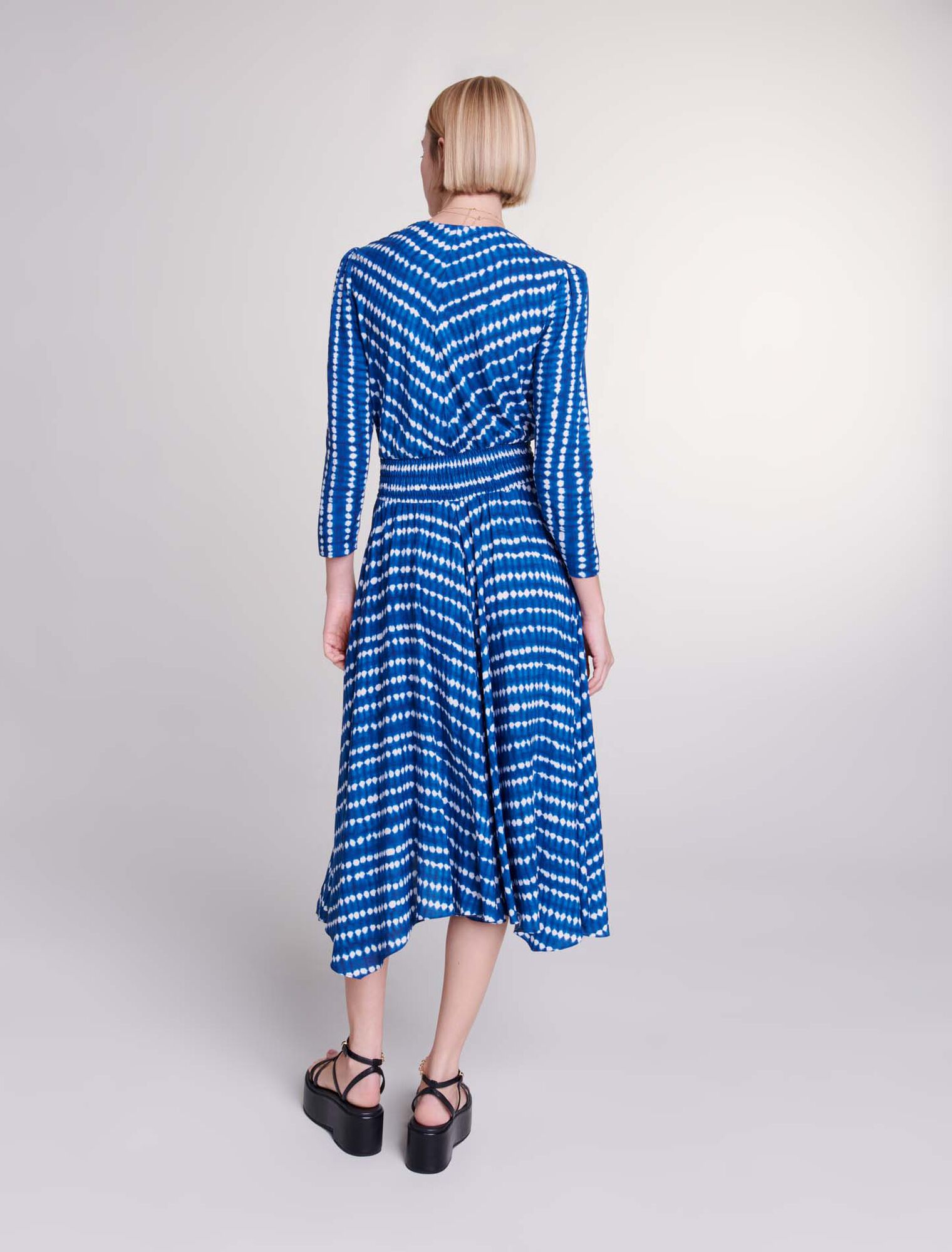Asymmetrical maxi dress