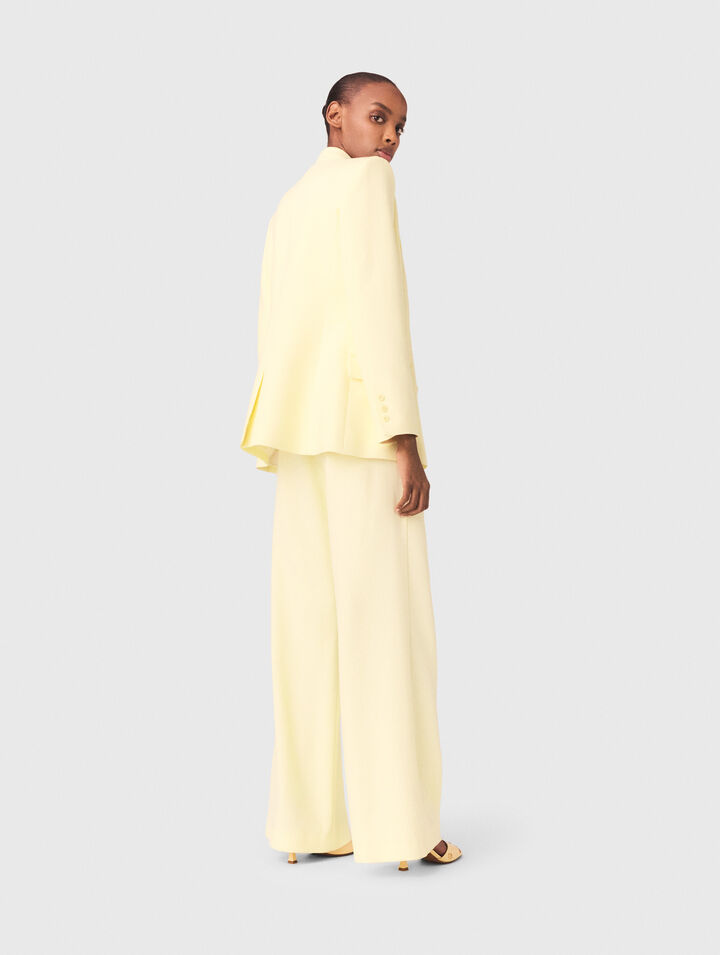 Double-breasted suit jacket