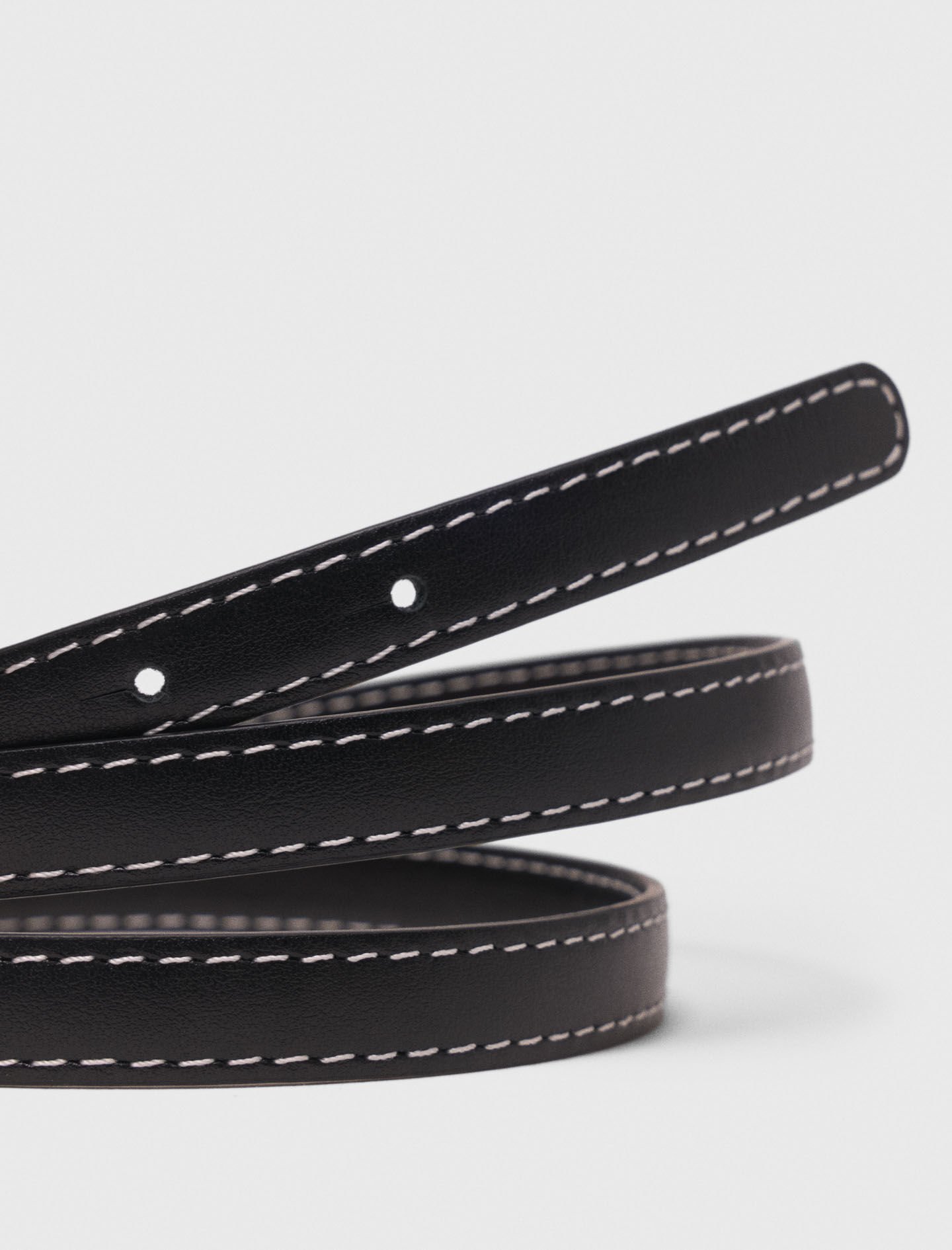 Slim heart belt Black / Gray For Women | Maje