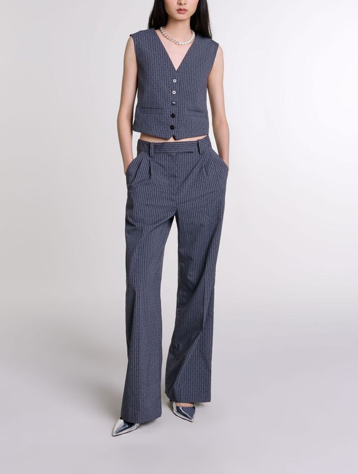 Rhinestone suit trousers