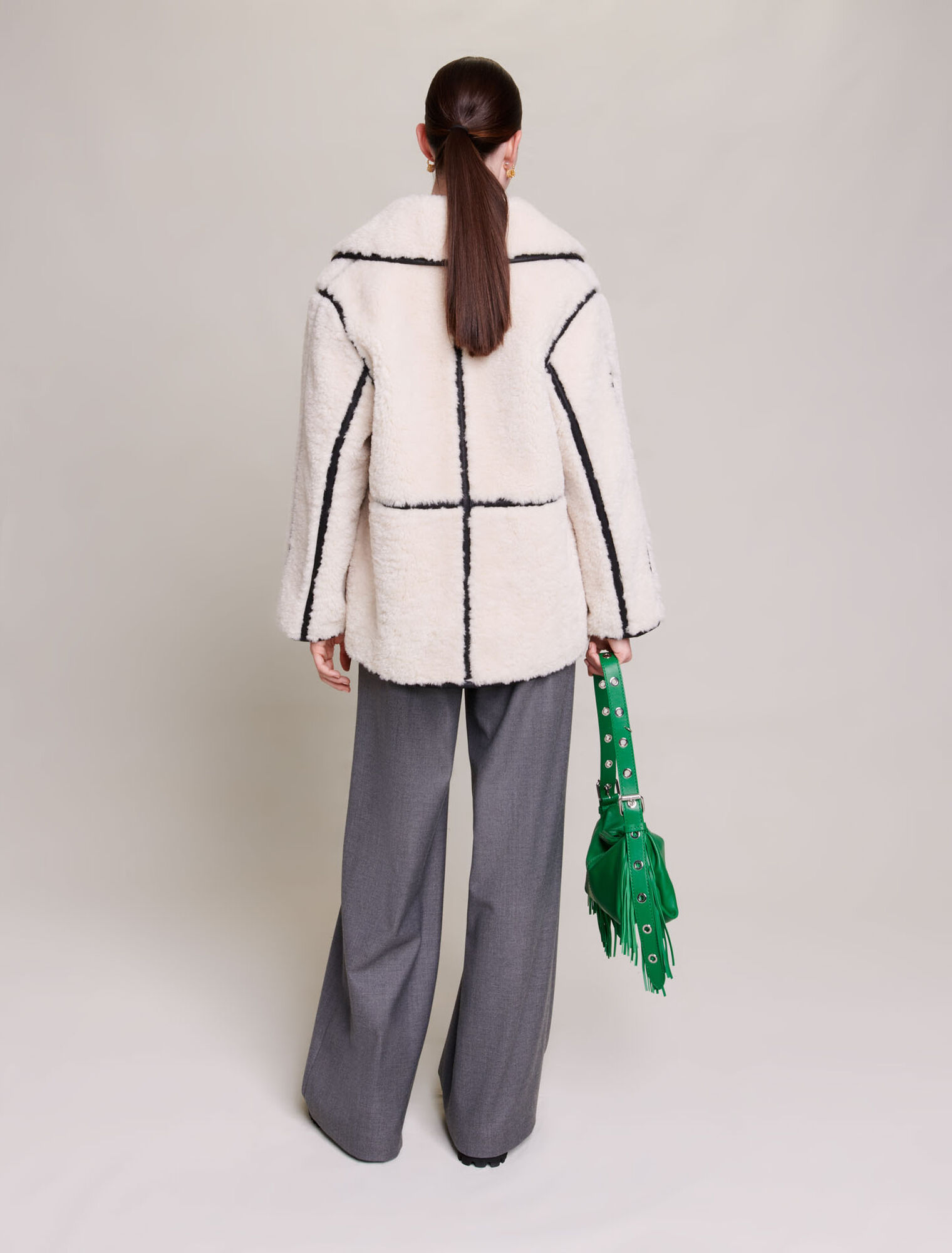 Short faux fur coat