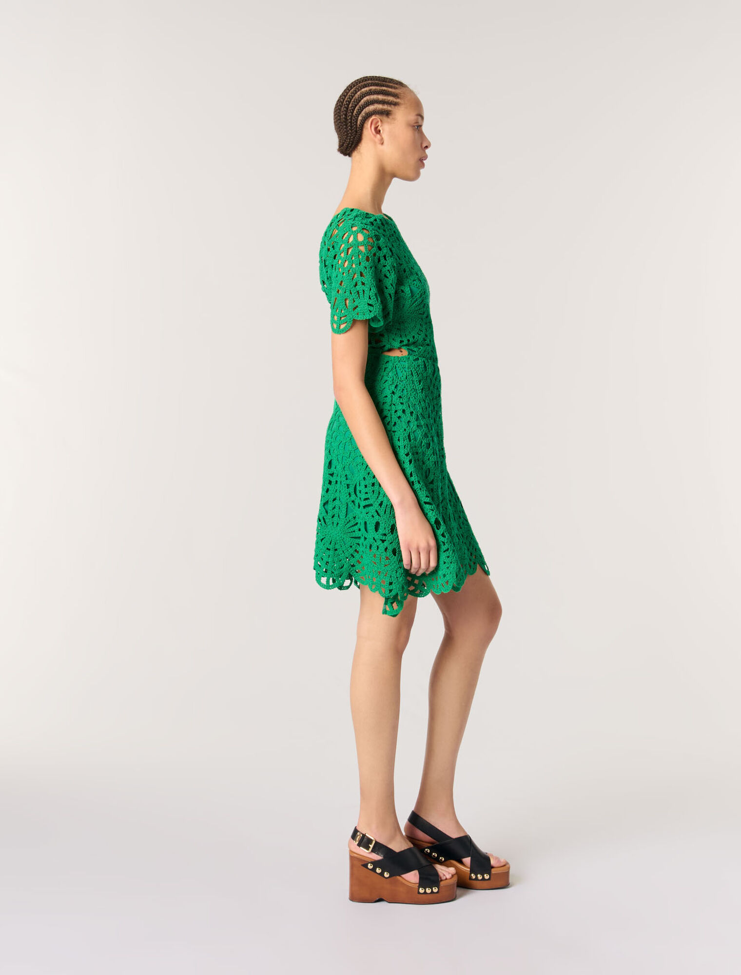 Mini crochet dress