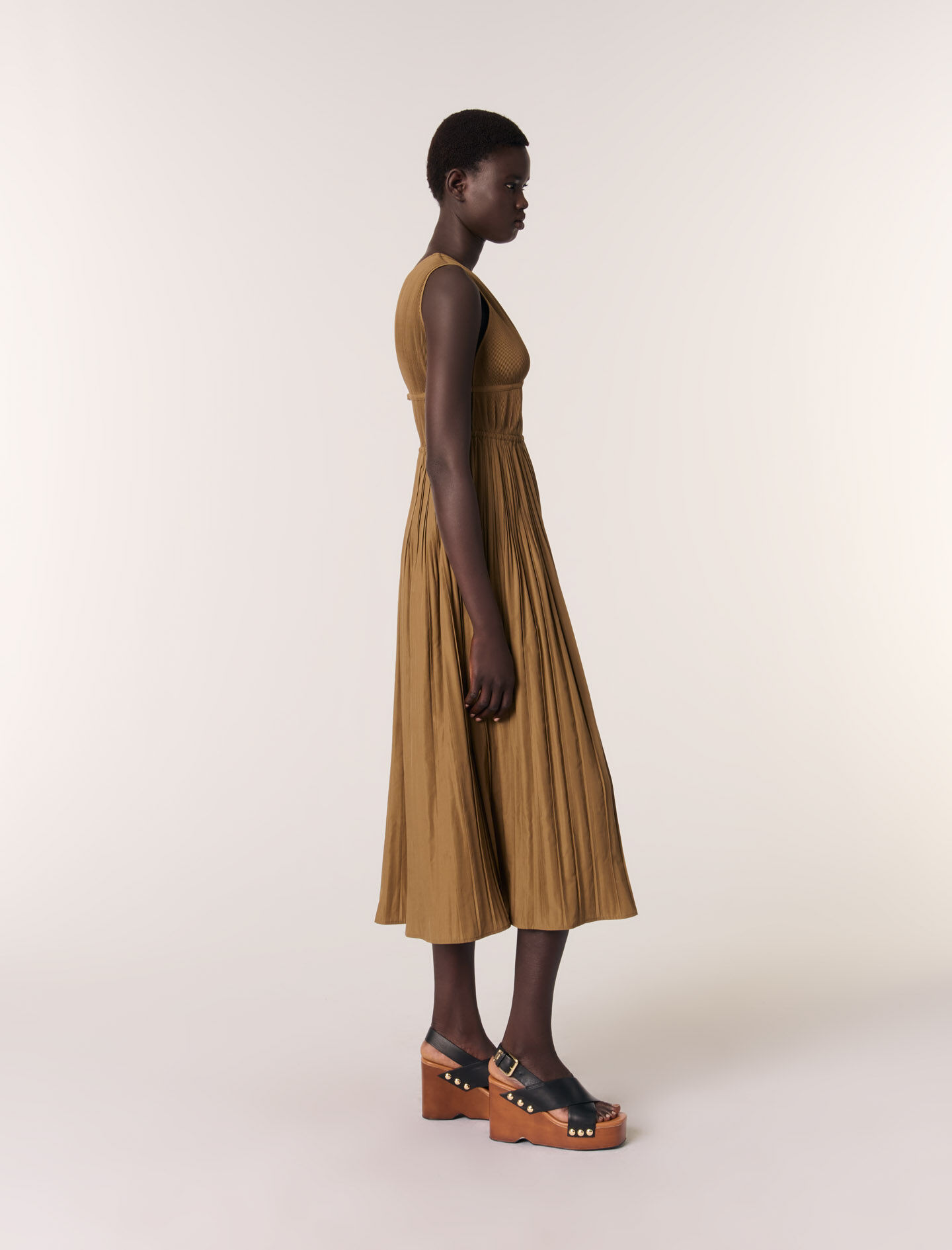 Her lip to / ハーリップトゥ | Meurice Pleated Lace Dress