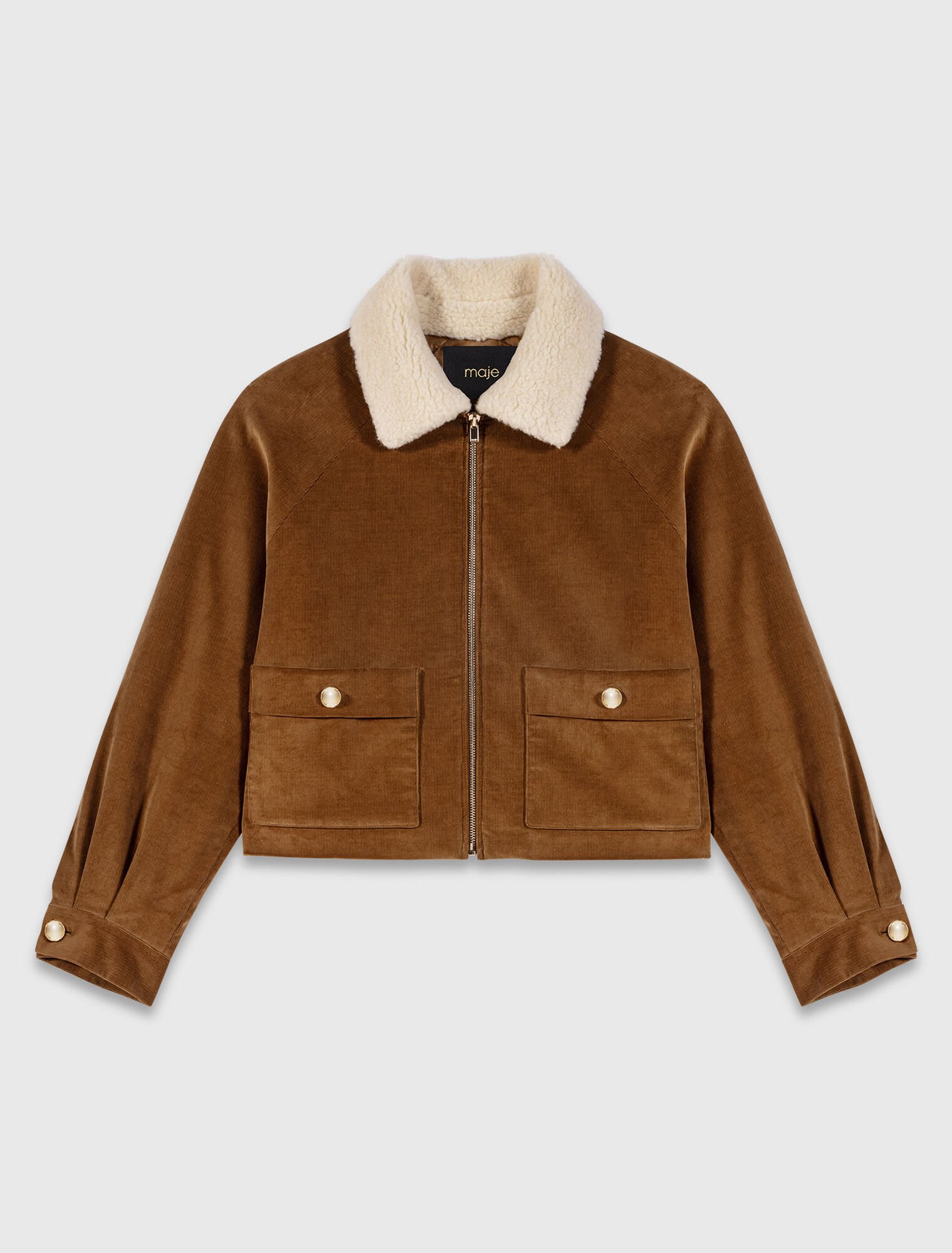 Cropped corduroy jacket Cropped corduroy jacket