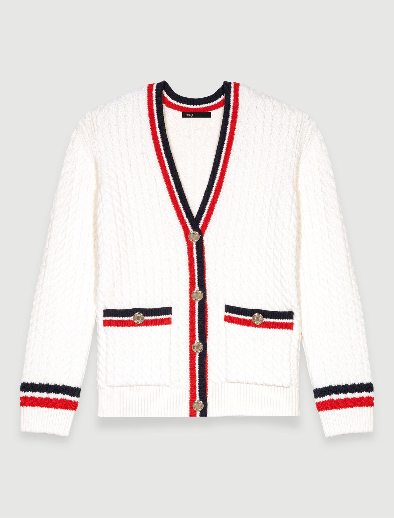 Long knit cardigan
