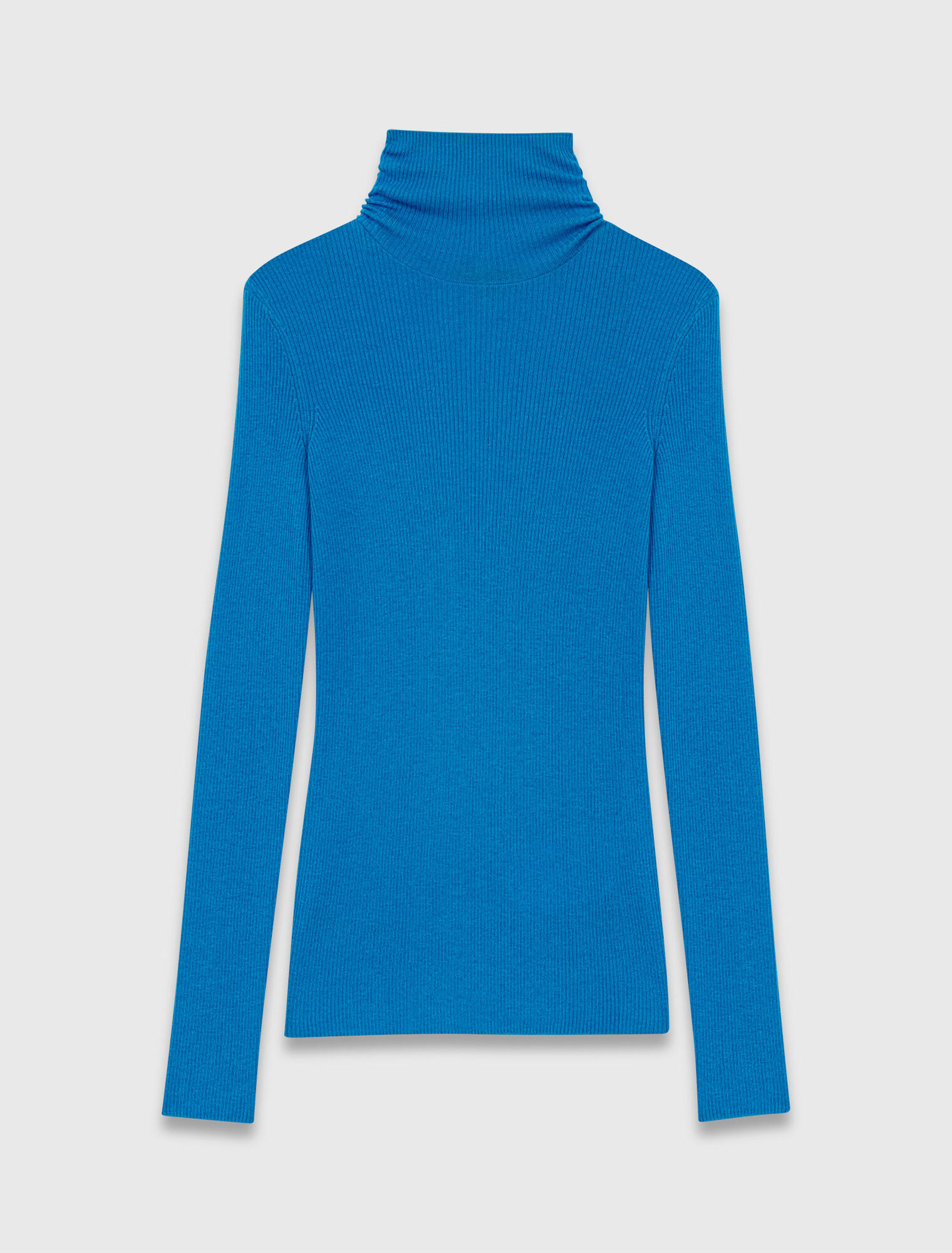 Second-skin sweater with a high neck