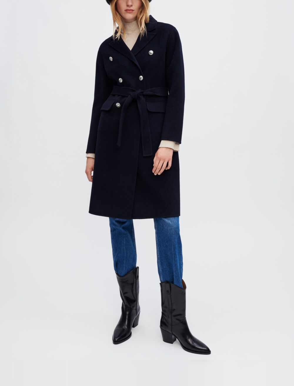 Maje coat sale outlet