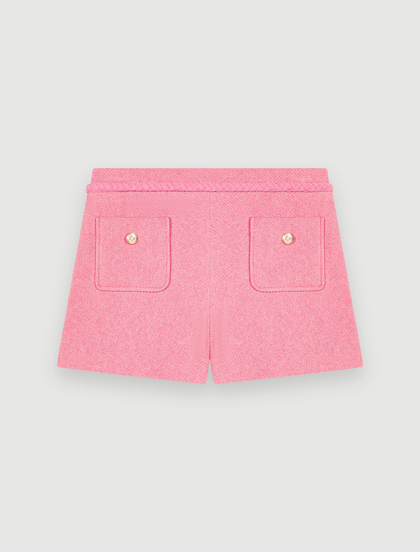 【送料&関税込】MSGM Shorts In Fuxia Wool TD Collections Women's Cotton Bermuda Shorts - Half Length