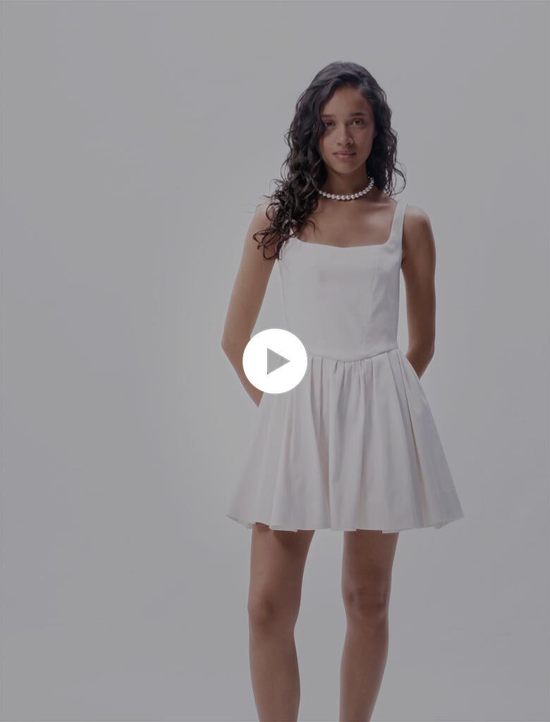 Short cotton dress White For Women Maje