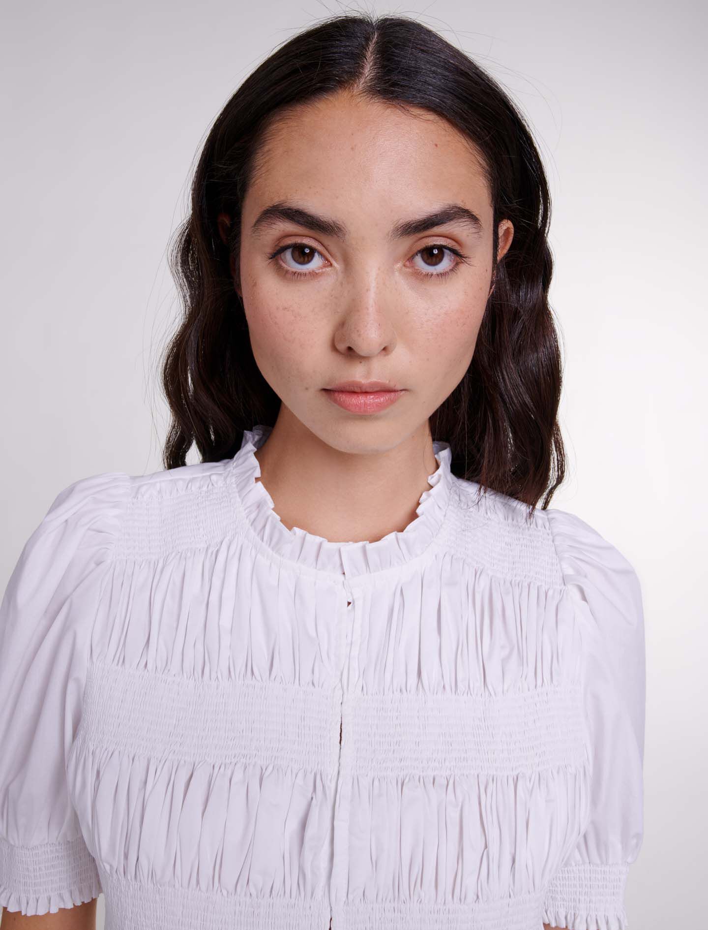 【新品】Bonjour Smocked Blouse 4Y Bonjour Diary Hand Smocked Blouse 4Y