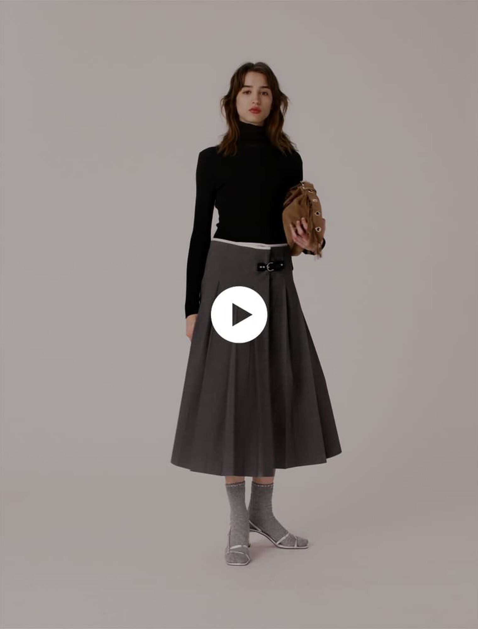 Long pleated skirt Long pleated skirt