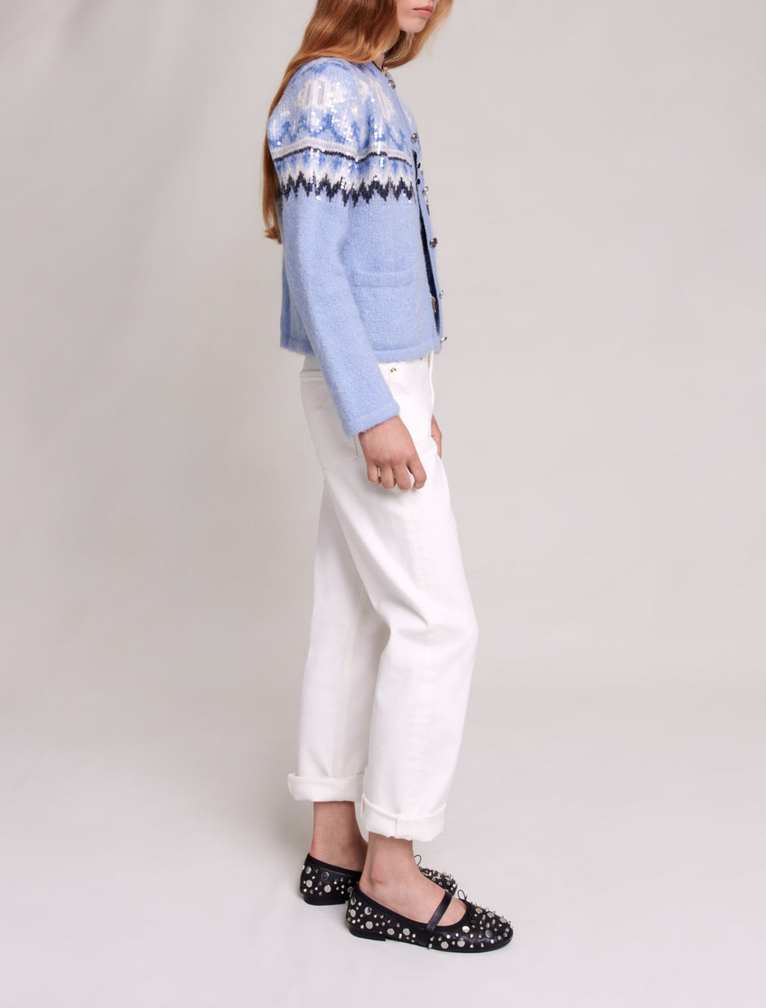 Knit cardigan