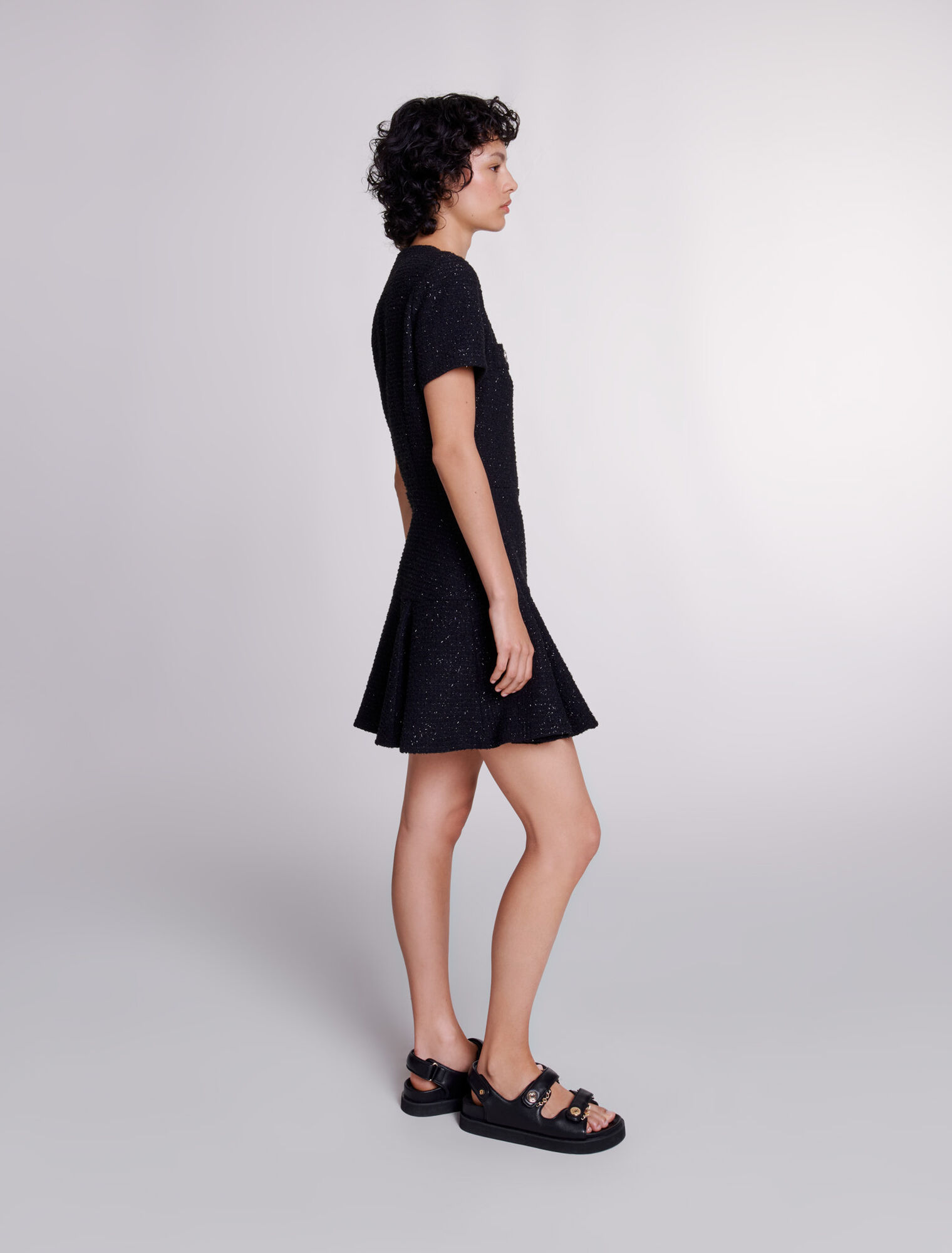 Short tweed dress