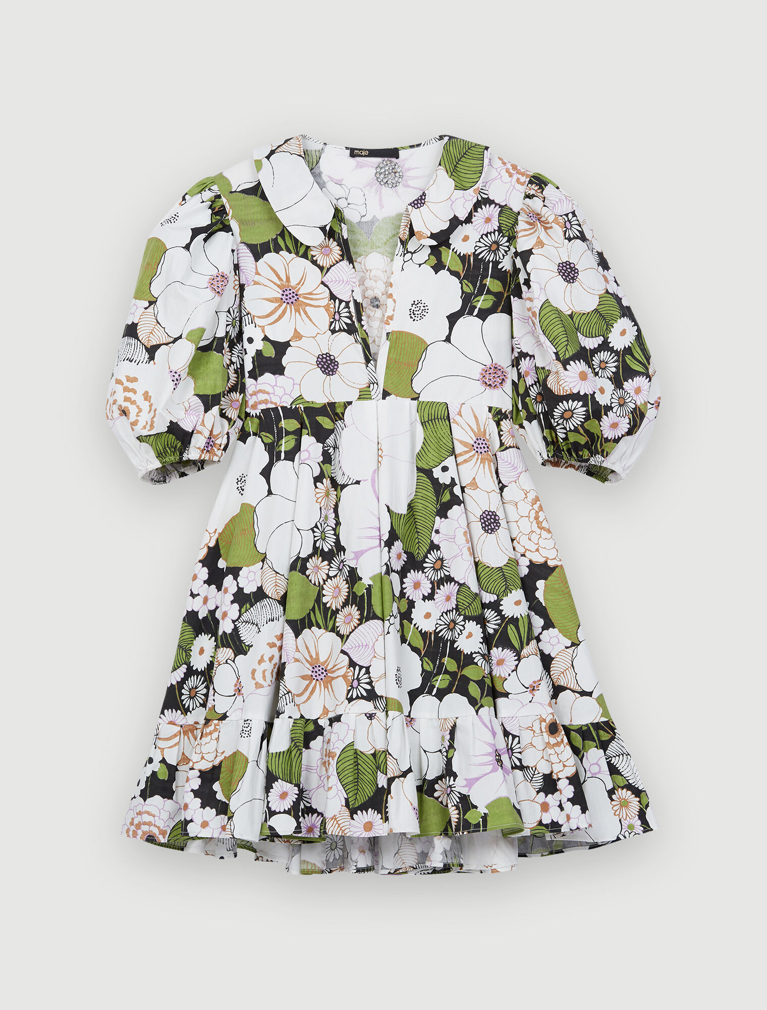 70s Floral print dress
