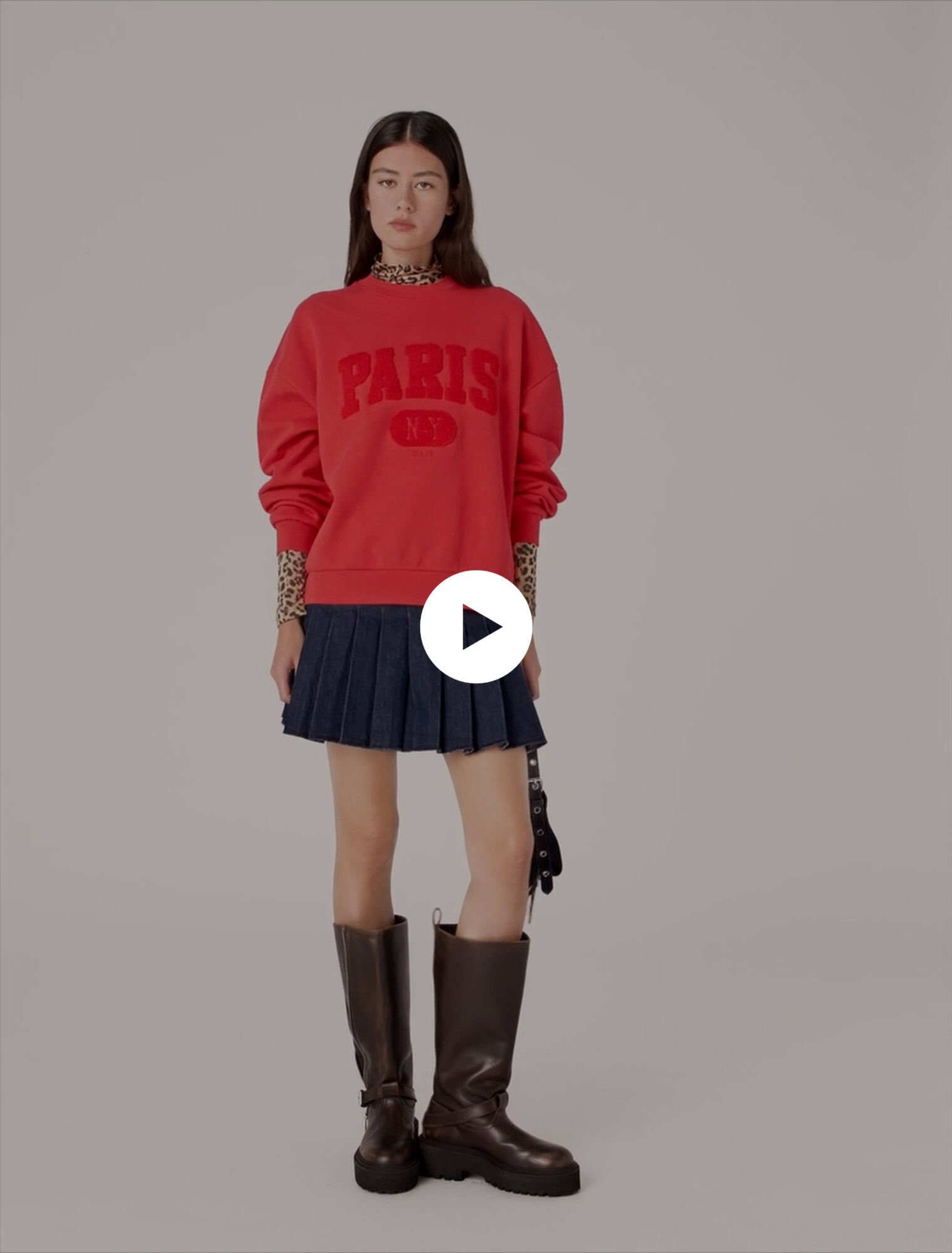 PARIS NY lettering sweatshirt