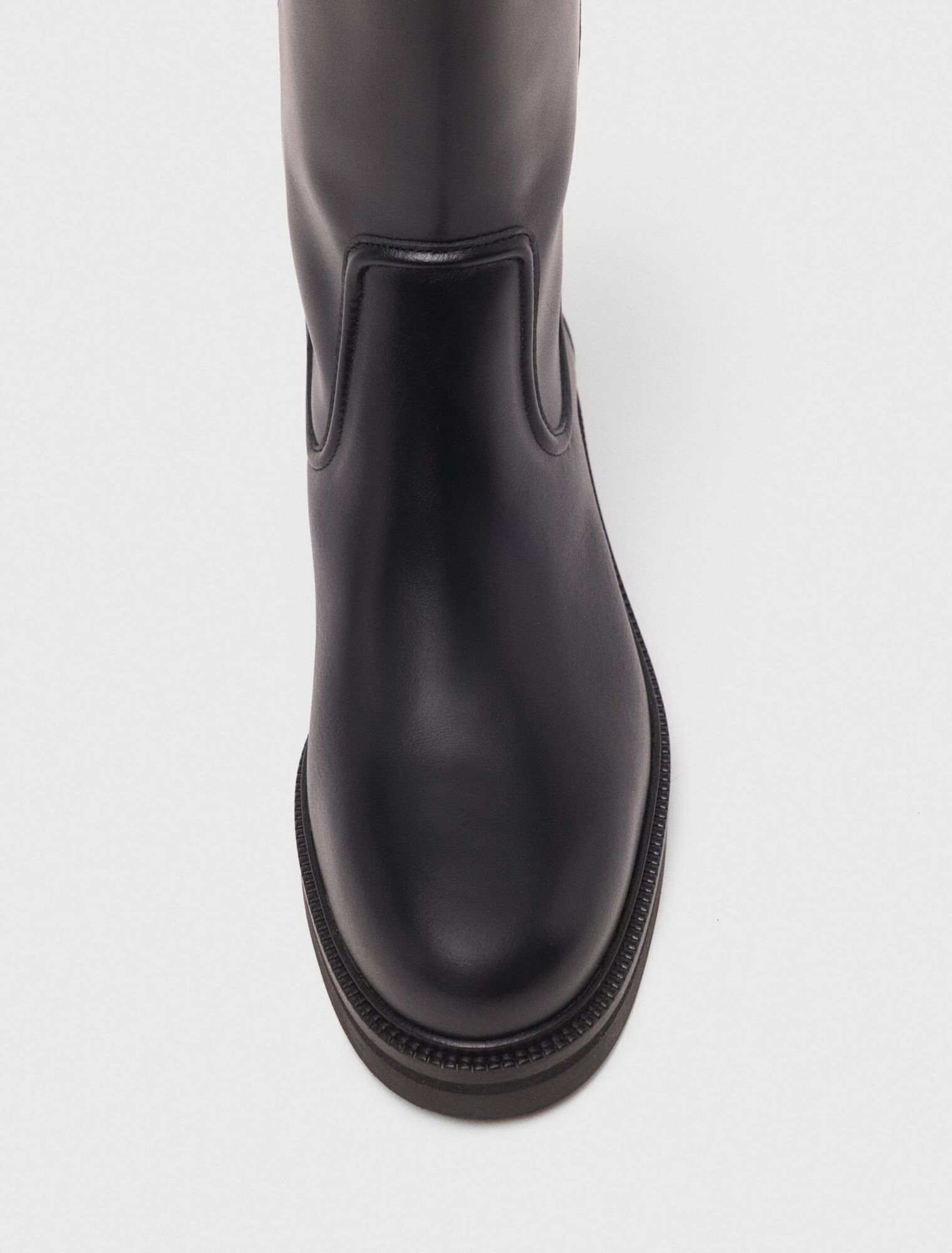 Leather boots