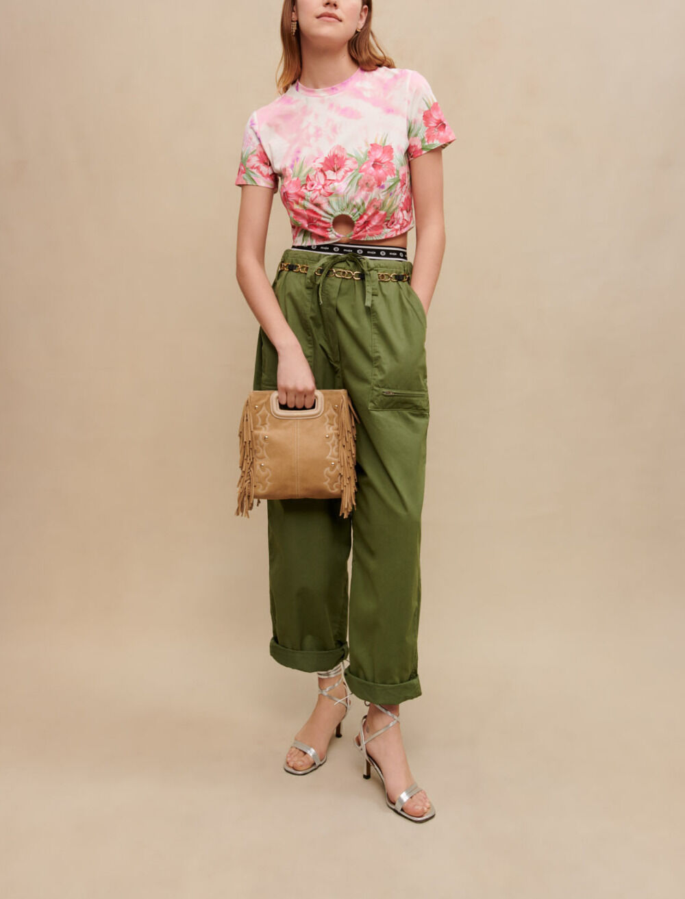 Floral T-shirt Printed For Women | Maje