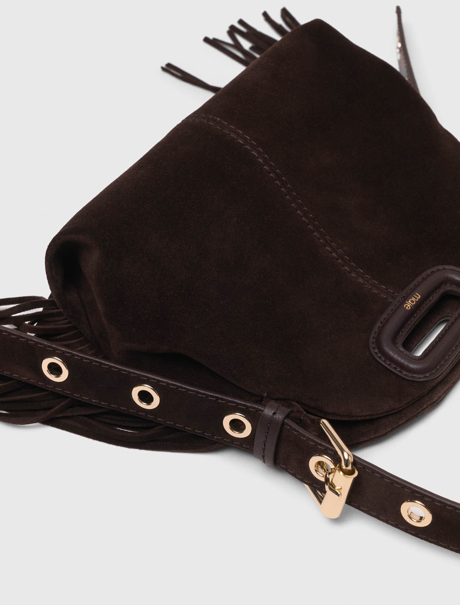 Suede leather Miss M bag