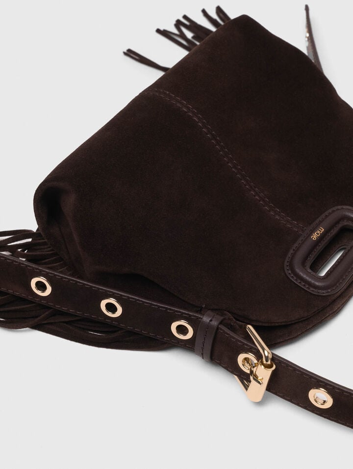 Suede leather Miss M bag