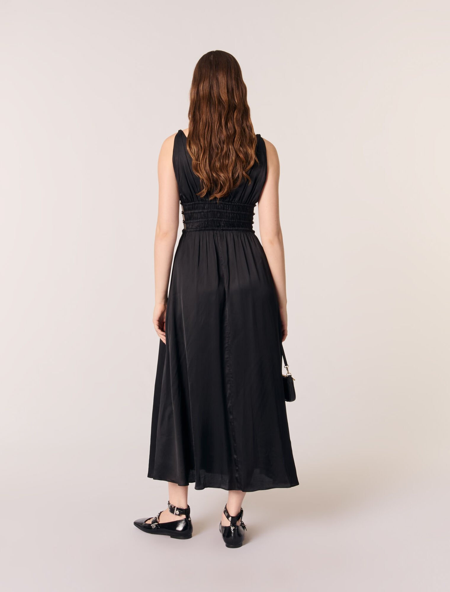 Cross Front Sleeveless Solid Color V- neck Openwork Jumpsuits Cross Front Sleeveless Solid Color V- neck Openwork Jumpsuits