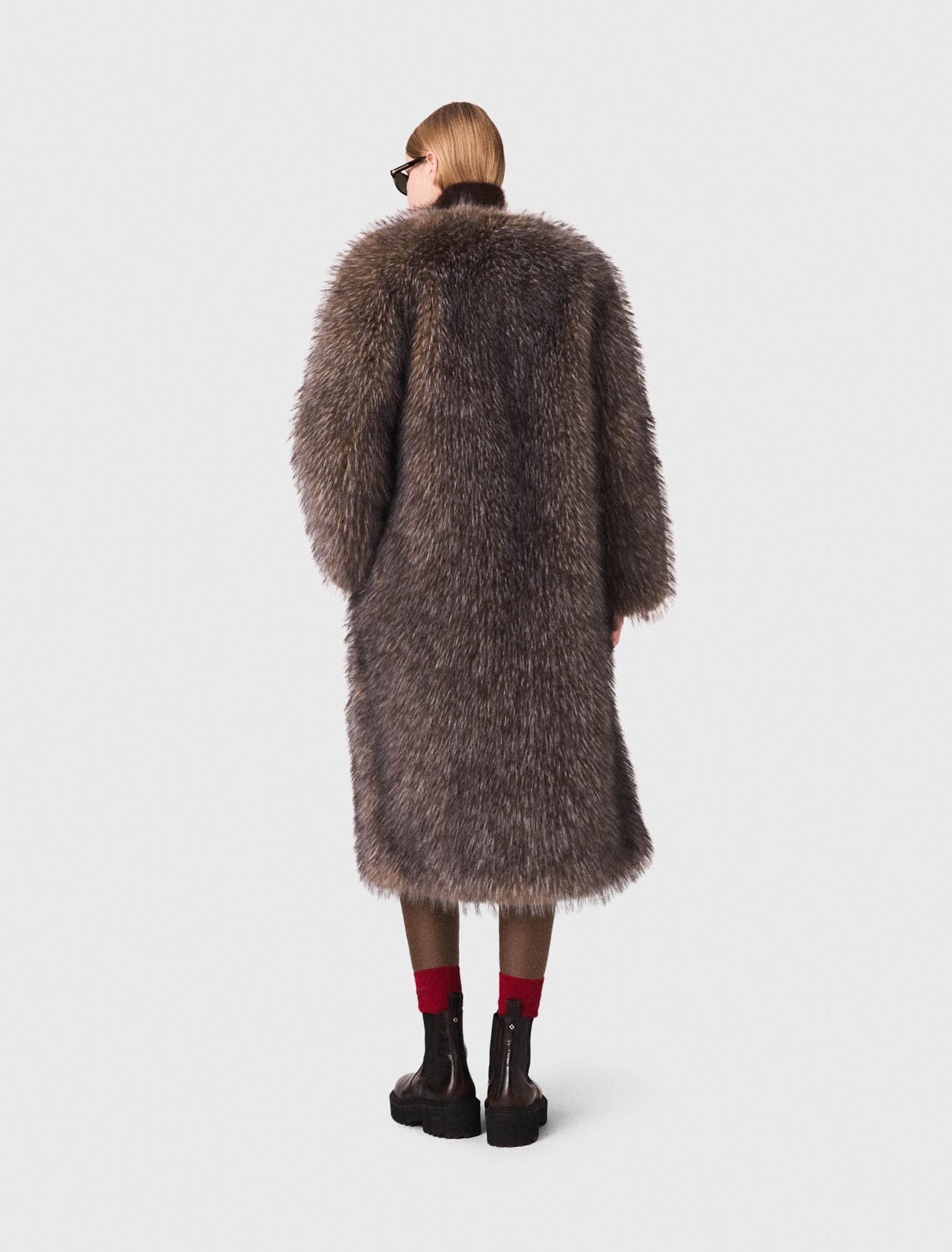 Long faux fur coat Long faux fur coat