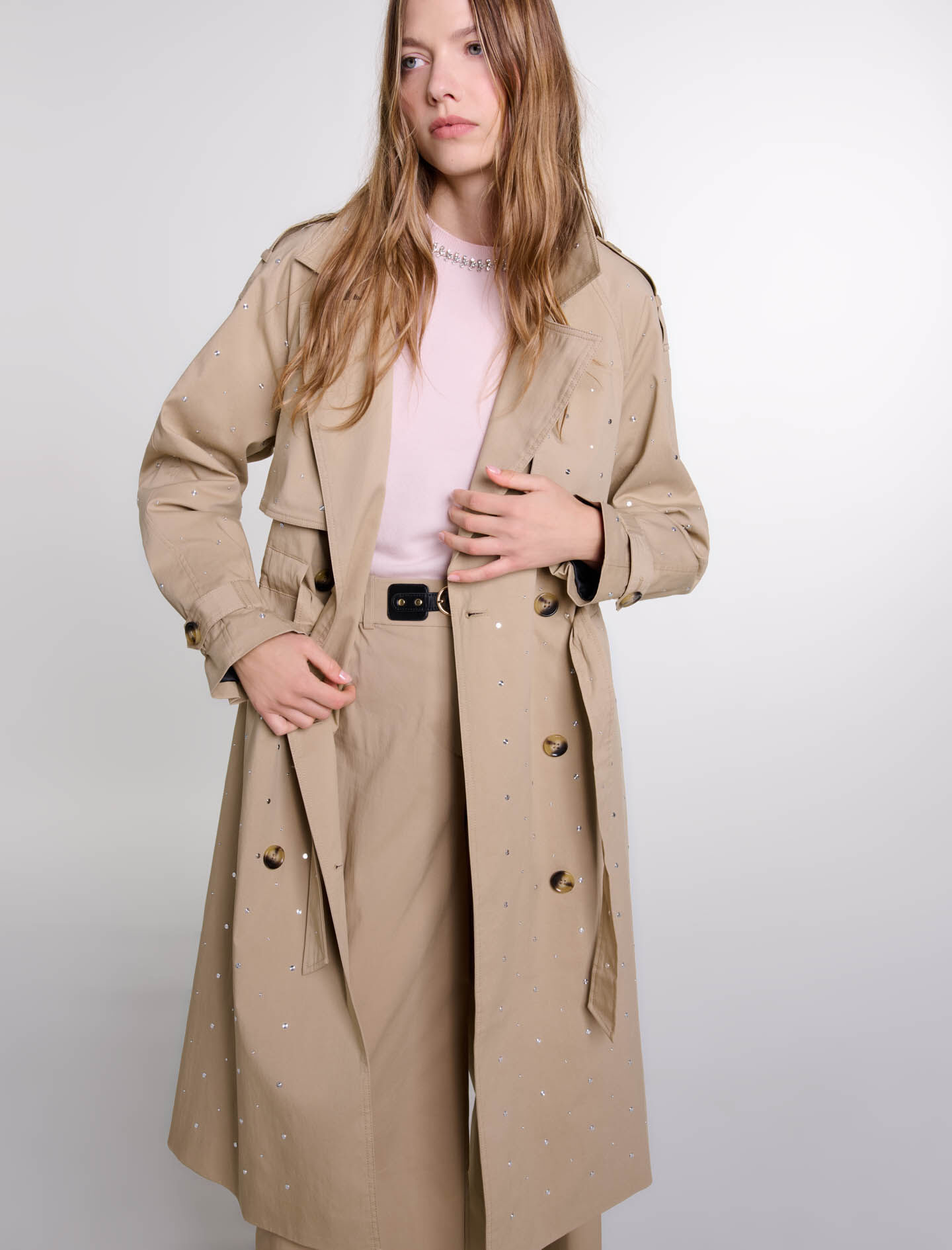 Carolina Herrera Belted Sleeveless Trench Gown | Neiman Marcus